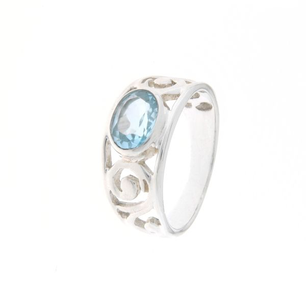 Blue Topaz Ring model R9-077